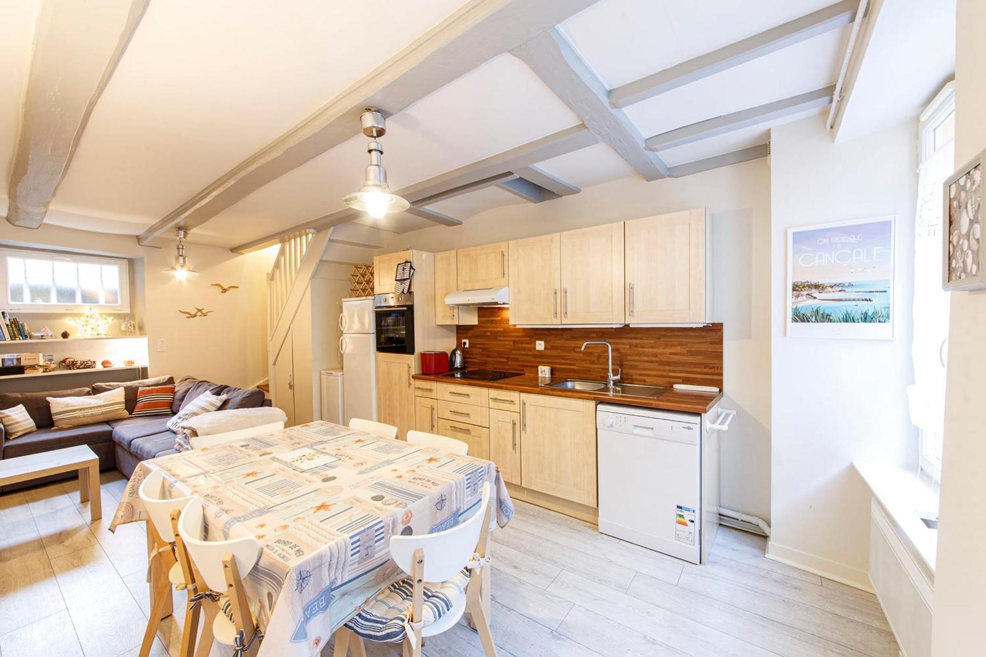 Maison Pecheur - Wifi - 500M Mer Cancale Exteriör bild